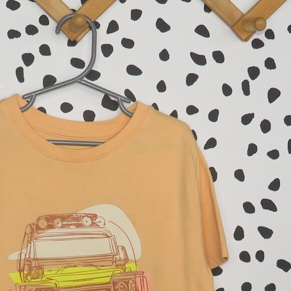 Cat & Jack Orange Car Boys Graphic T-Shirt - Picture 2 of 6